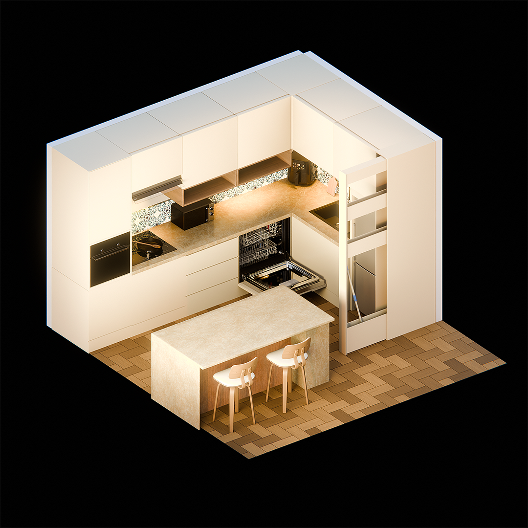 Kitchen render 1