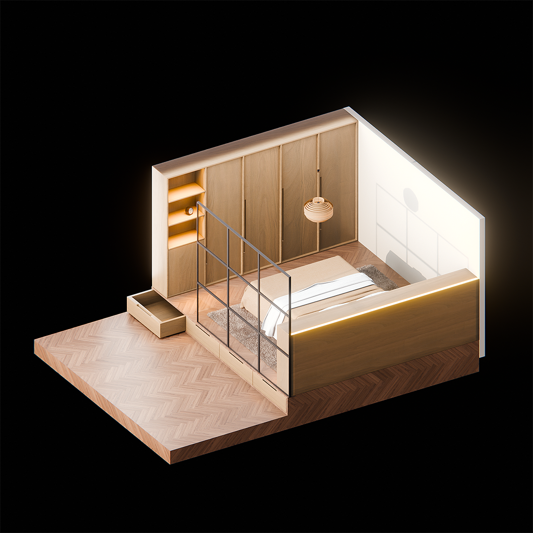 Bedroom render